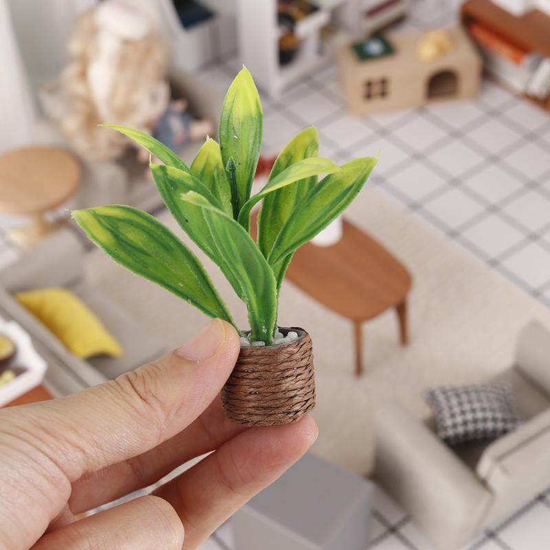 Plant Pot - 1Pcs 미니 인공 화분 식물 인형