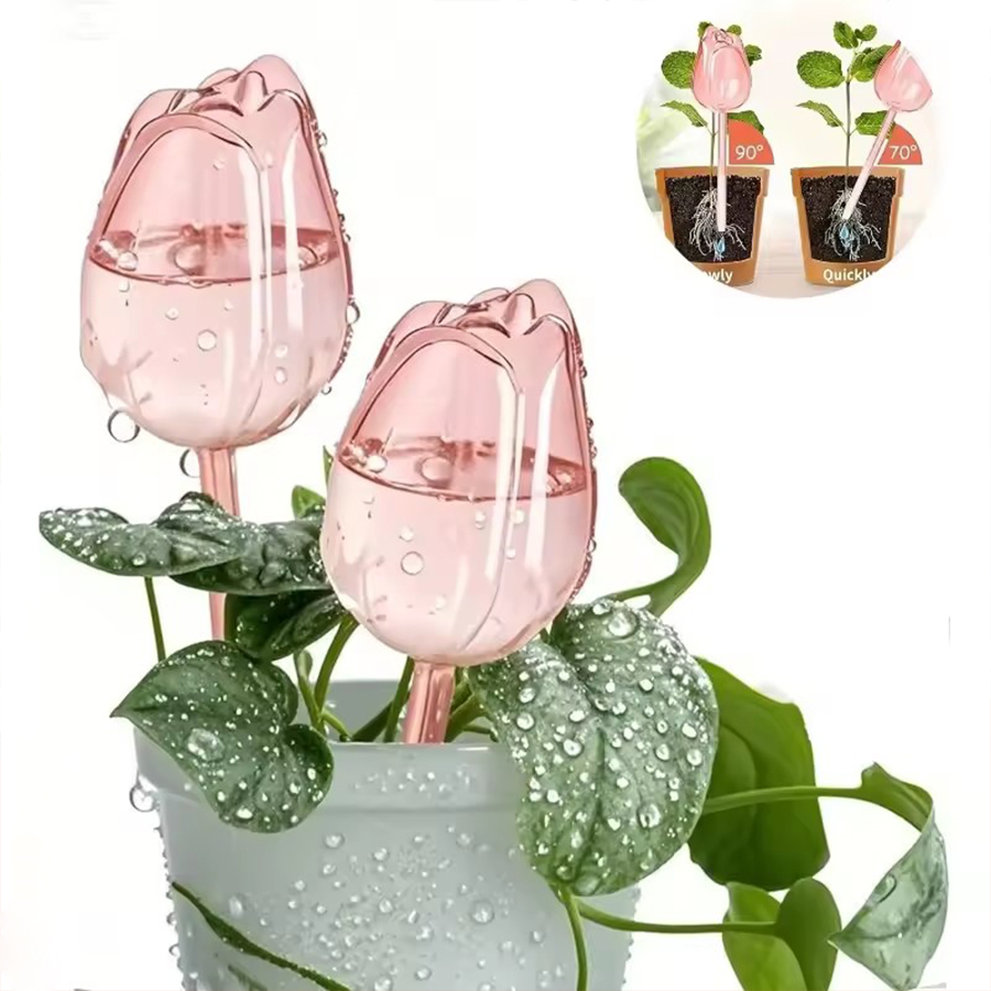 Indoor Herb Garden - 투명하고 두꺼운 PET 재질의 튤립 모양