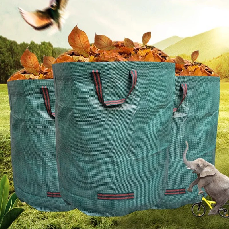 Grow Bag - 대용량 정원 낙엽 가방 가지 및