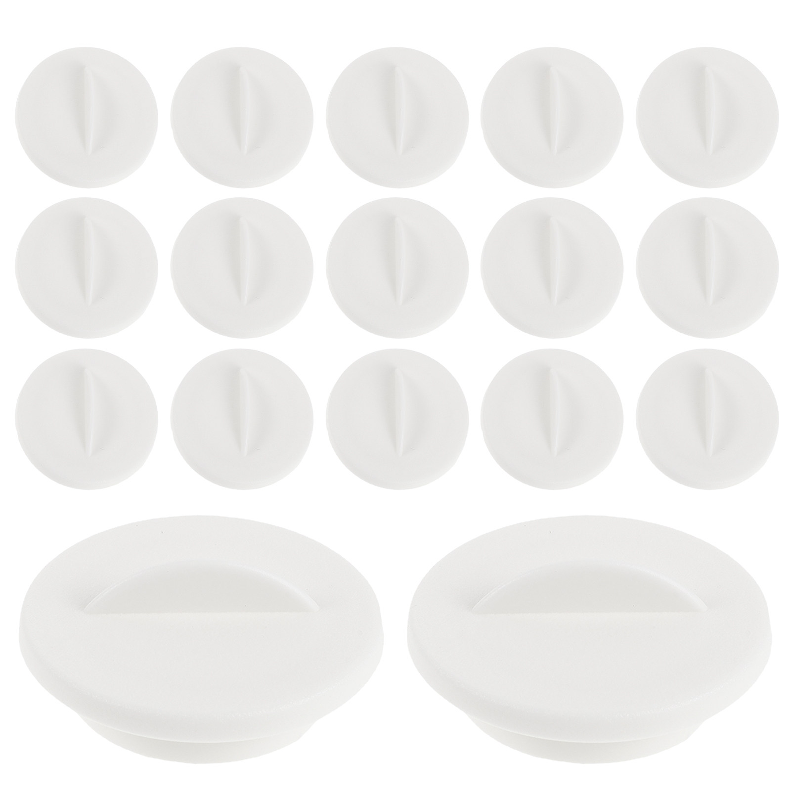 Hydroponic Kit - 24개 원형 수경재배 홀 캡 화이트