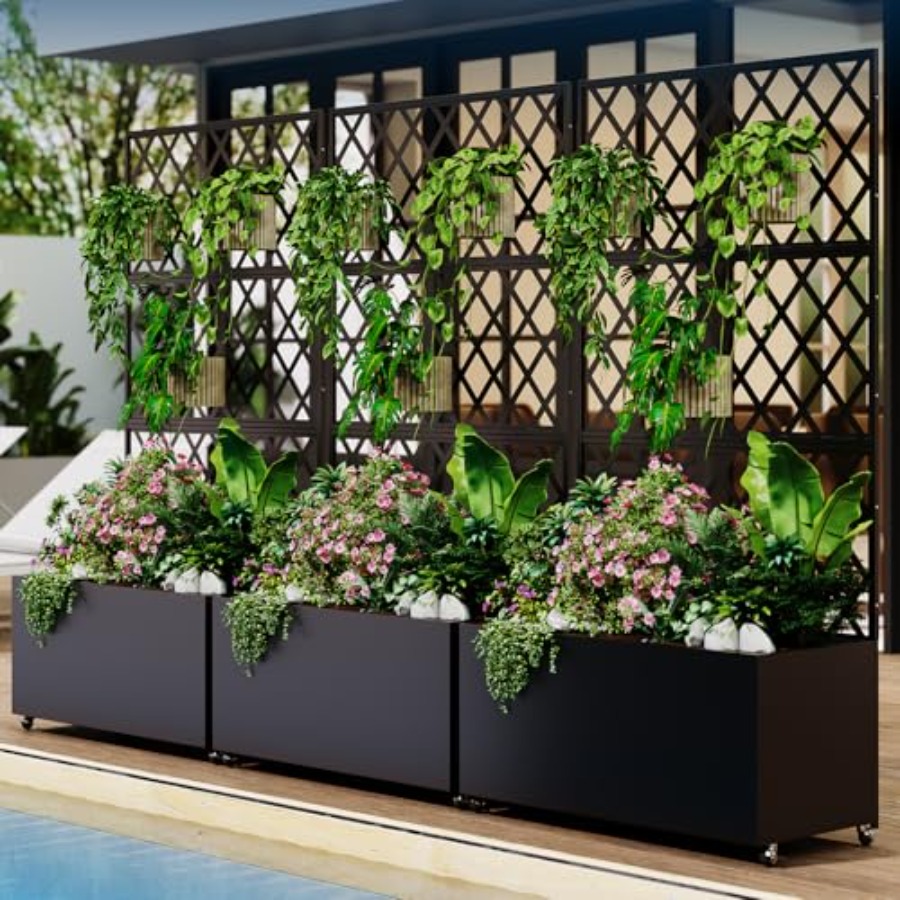 Raised Garden Bed - IDEAHOUSE 스틸 재질의 높이 조절형 정원용