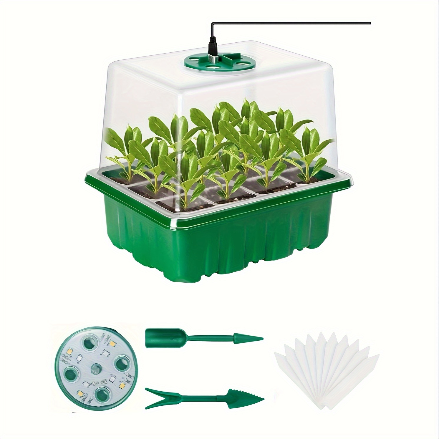 Grow Light Led - 묘목 재배 키트 - 1/2/3 세트,
