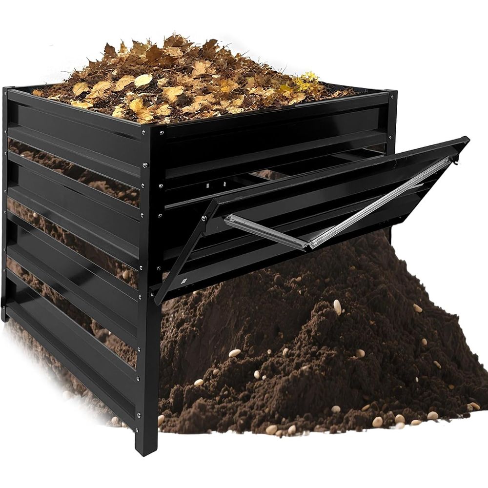 Compost Bin - 야외용 퇴비통 - 녹 방지 코팅이