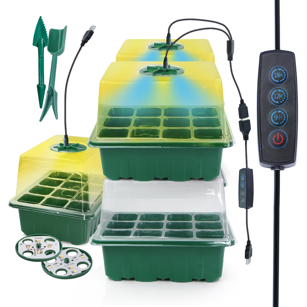Seed Starter Tray - 성장 빛 식물 씨앗 스타터 트레이와