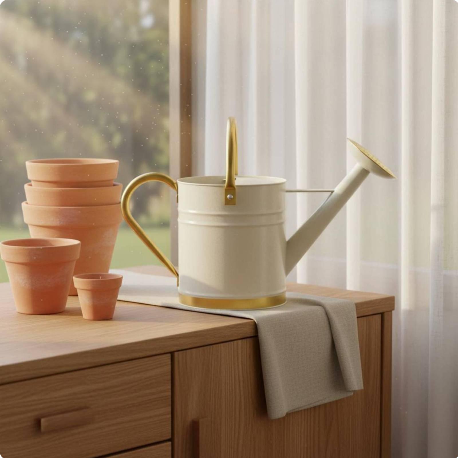 Watering Can - 긴 주둥이 물뿌리개, 발코니, 사무실용 누수
