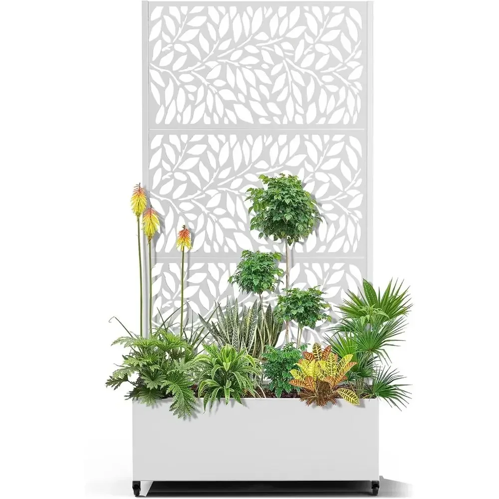 Raised Garden Bed - 높이 조절이 가능한 대형 금속 화단,