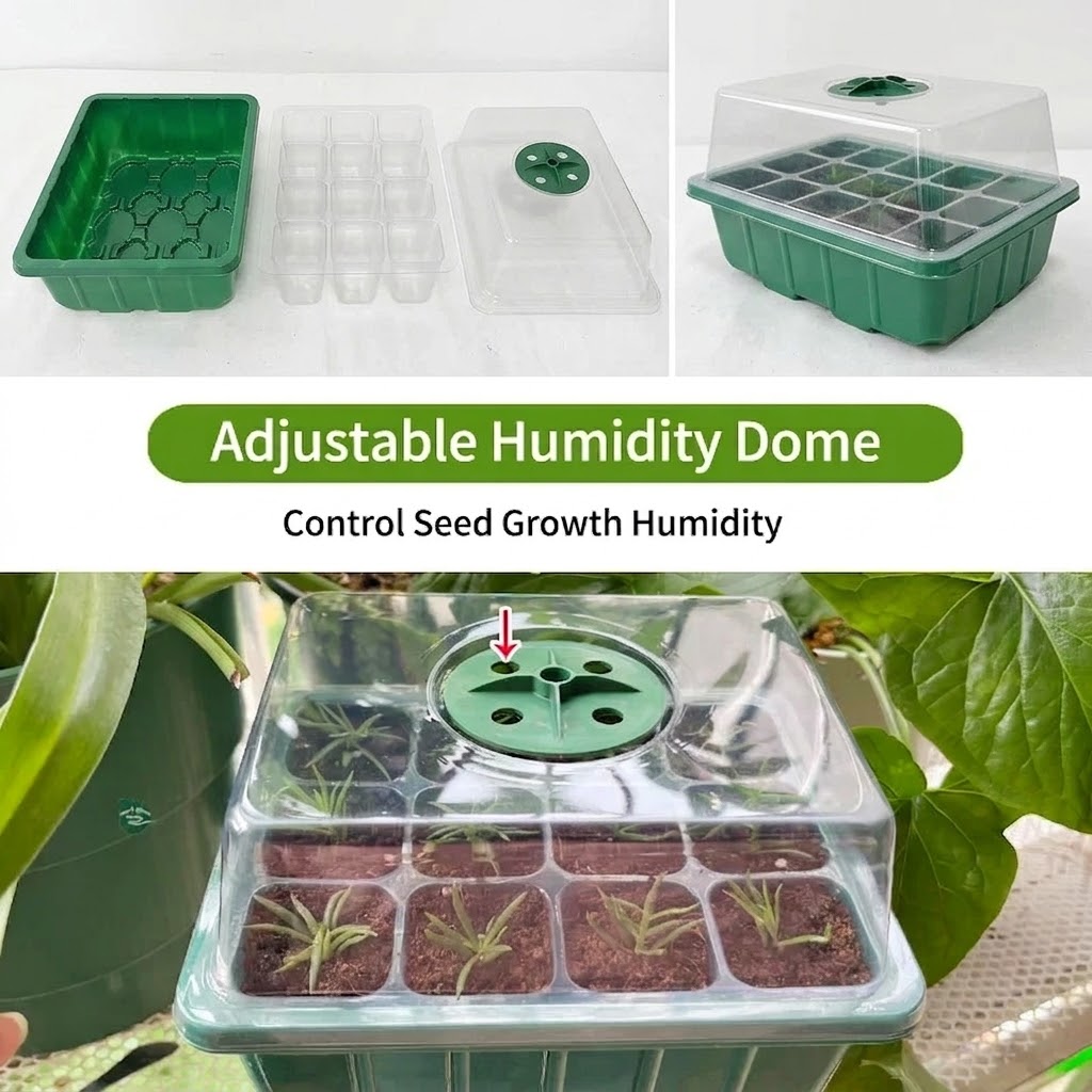 식물 조명 키트가 포함된 씨앗 발아 트레이에는 조절 가 - Seed Starter Tray 리뷰 및 가격