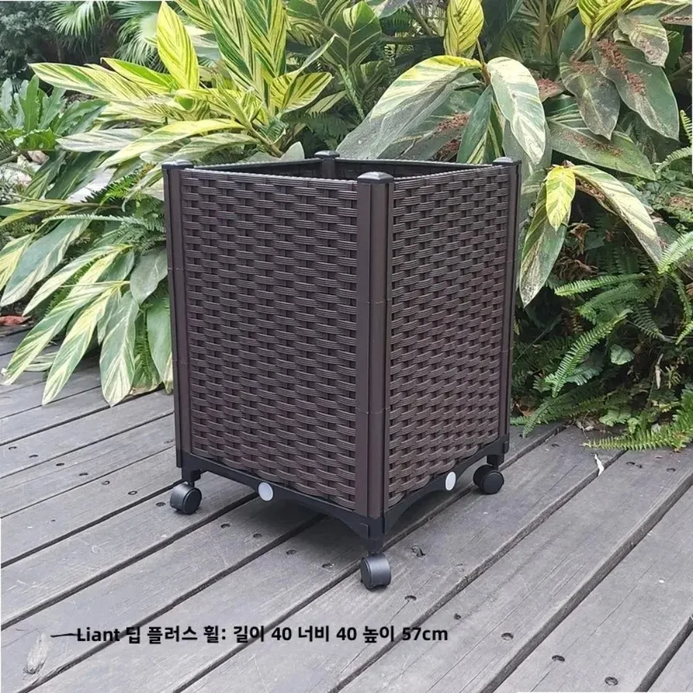 특대형 이동식 바퀴 달린 채소 재배 상자 발코니 정원  - Vertical Planter 리뷰 및 가격