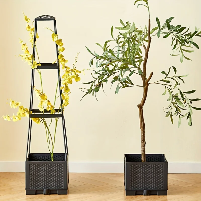 자동 급수 심기 상자와 트렐리스가 있는 토마토 타워 - - Indoor Herb Garden 리뷰 및 가격
