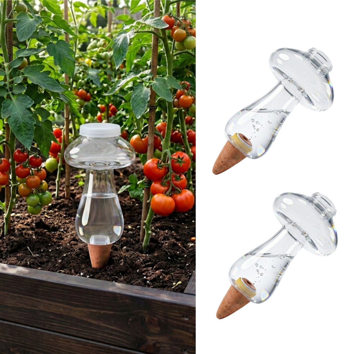 300ml 실내 식물용 자동 급수 글로브, 플라스틱 물 - Self Watering Planter 리뷰 및 가격