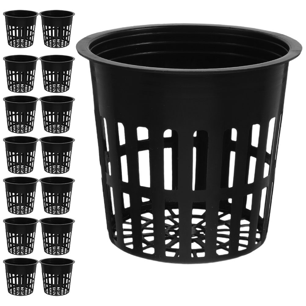 15개 네트팟 수경재배 바구니 4인치 플라스틱 슬롯형  - Plant Pot 리뷰 및 가격