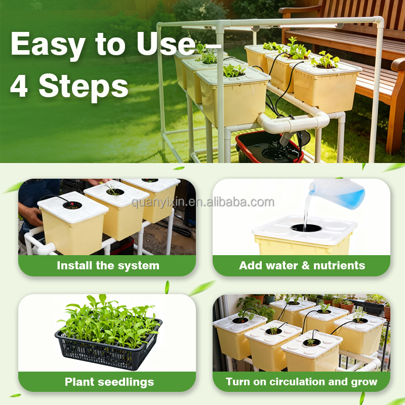 네덜란드식 버킷 수경재배 시스템 키트(LED 성장등 포 - Hydroponic Kit 리뷰 및 가격