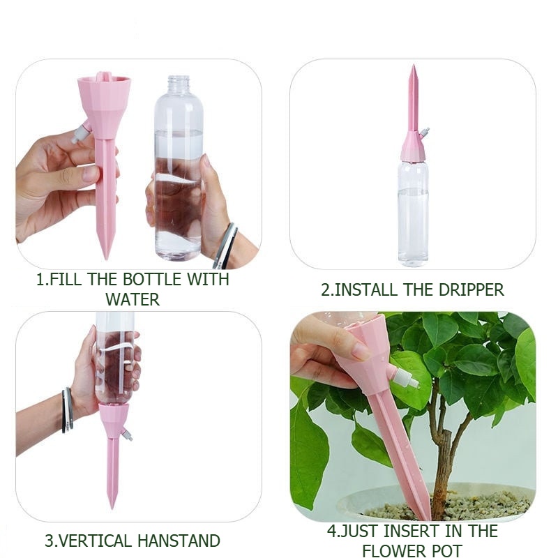 자동 점적 관개 시스템 조절 가능한 물방울기 자동 급수 - Self Watering Planter 리뷰 및 가격