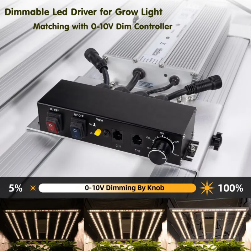 600W 성장등 드라이버 인벤트로닉스 0-10V EUD - Grow Light Led 리뷰 및 가격