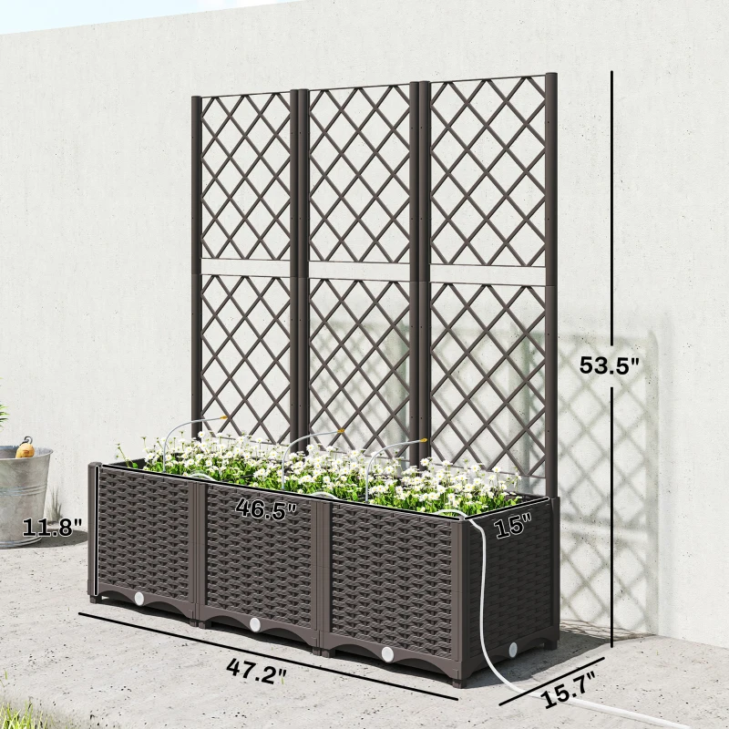 야외용 화분, 실용적인 자가 급수식 높이형 정원 화단 - Self Watering Planter 리뷰 및 가격