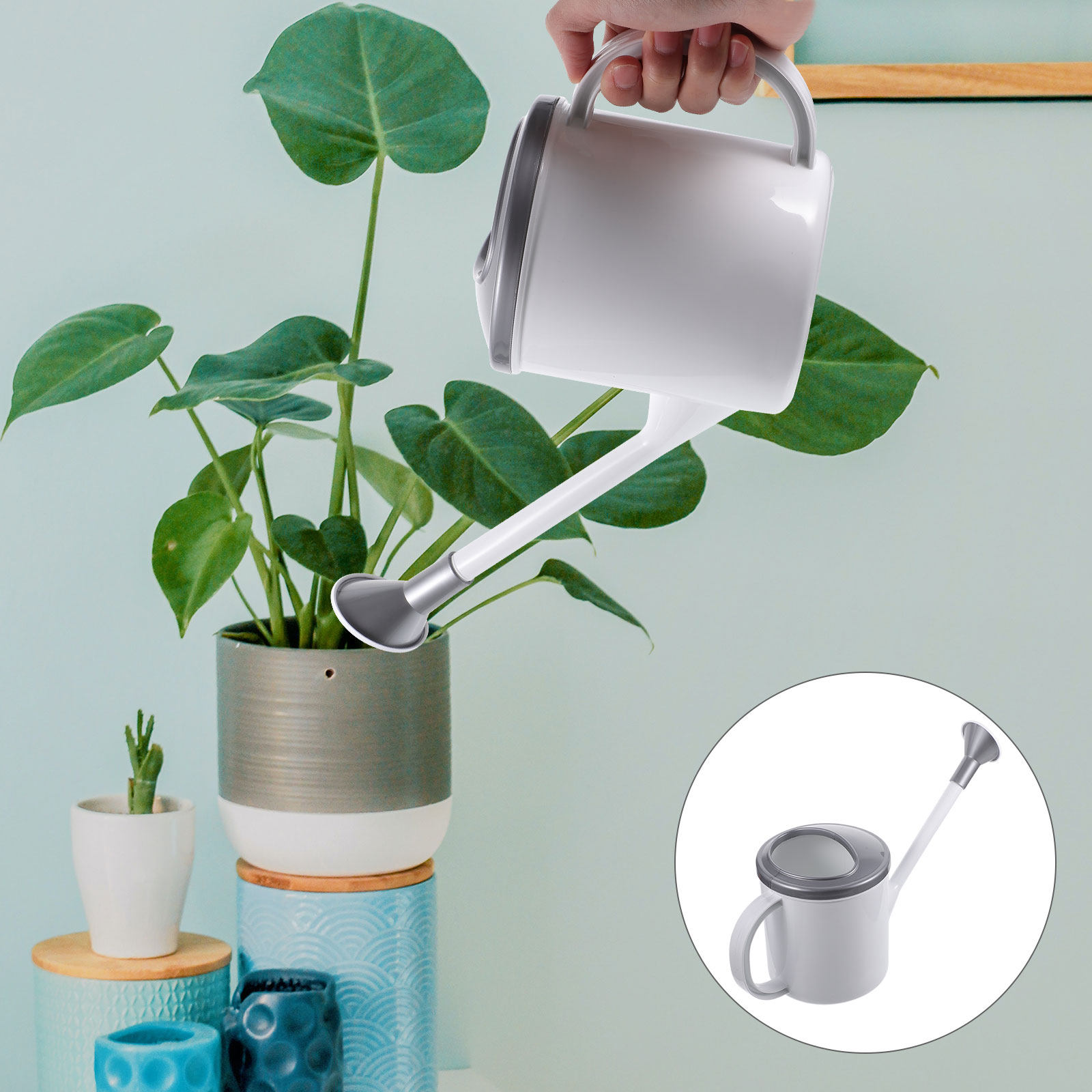 가정용 물뿌리개, 긴 주둥이, 안정적인 플라스틱 재질, - Watering Can 리뷰 및 가격