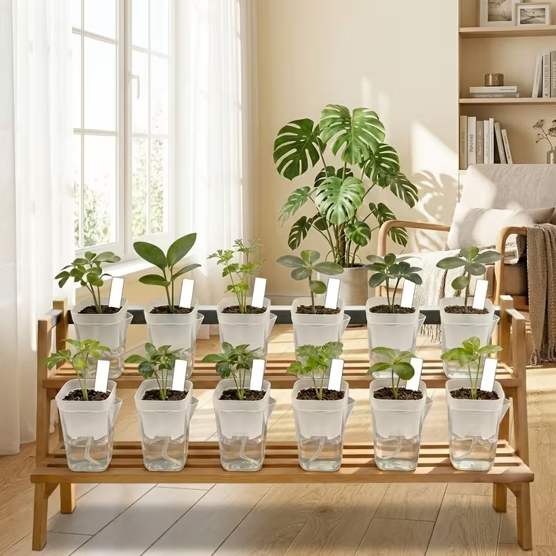 16/32팩 자가 급수 화분 – 수위 표시기가 있는 투 - Self Watering Planter 리뷰 및 가격