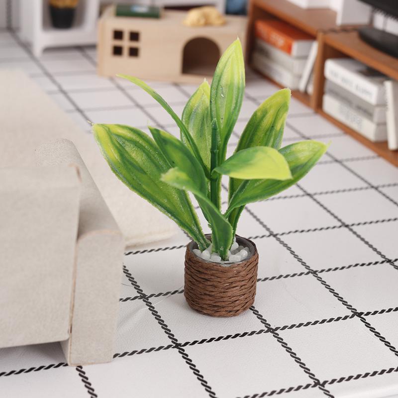 1Pcs 미니 인공 화분 식물 인형 집 녹지 장식품 1 - Plant Pot 리뷰 및 가격