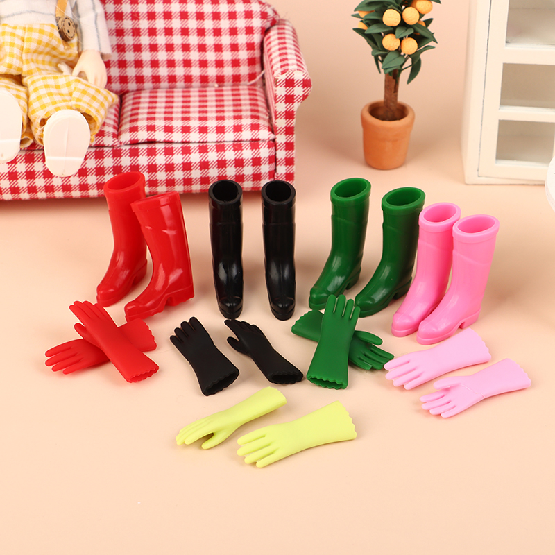 1 세트 1:12 인형 집 미니어처 장화 원예 장갑 장 - Garden Gloves 리뷰 및 가격