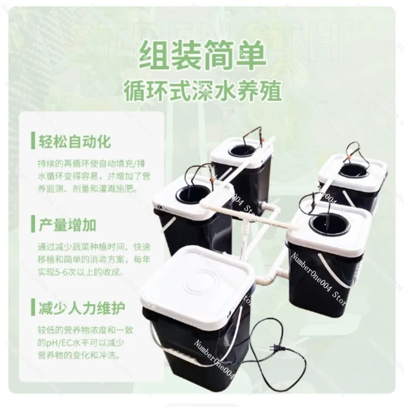 RDWC 가정용 발코니 수경재배 키트, 4+1 & 8+ - Hydroponic Kit 리뷰 및 가격