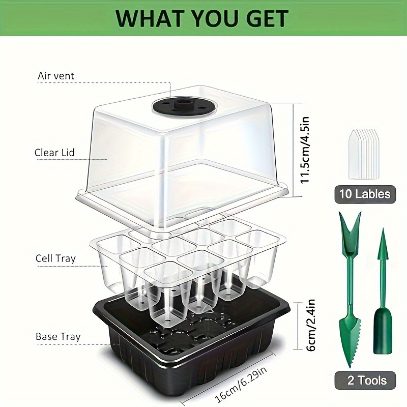 묘목 재배 키트 - 1/2/3 세트, 8개의 LED 재 - Grow Light Led 리뷰 및 가격