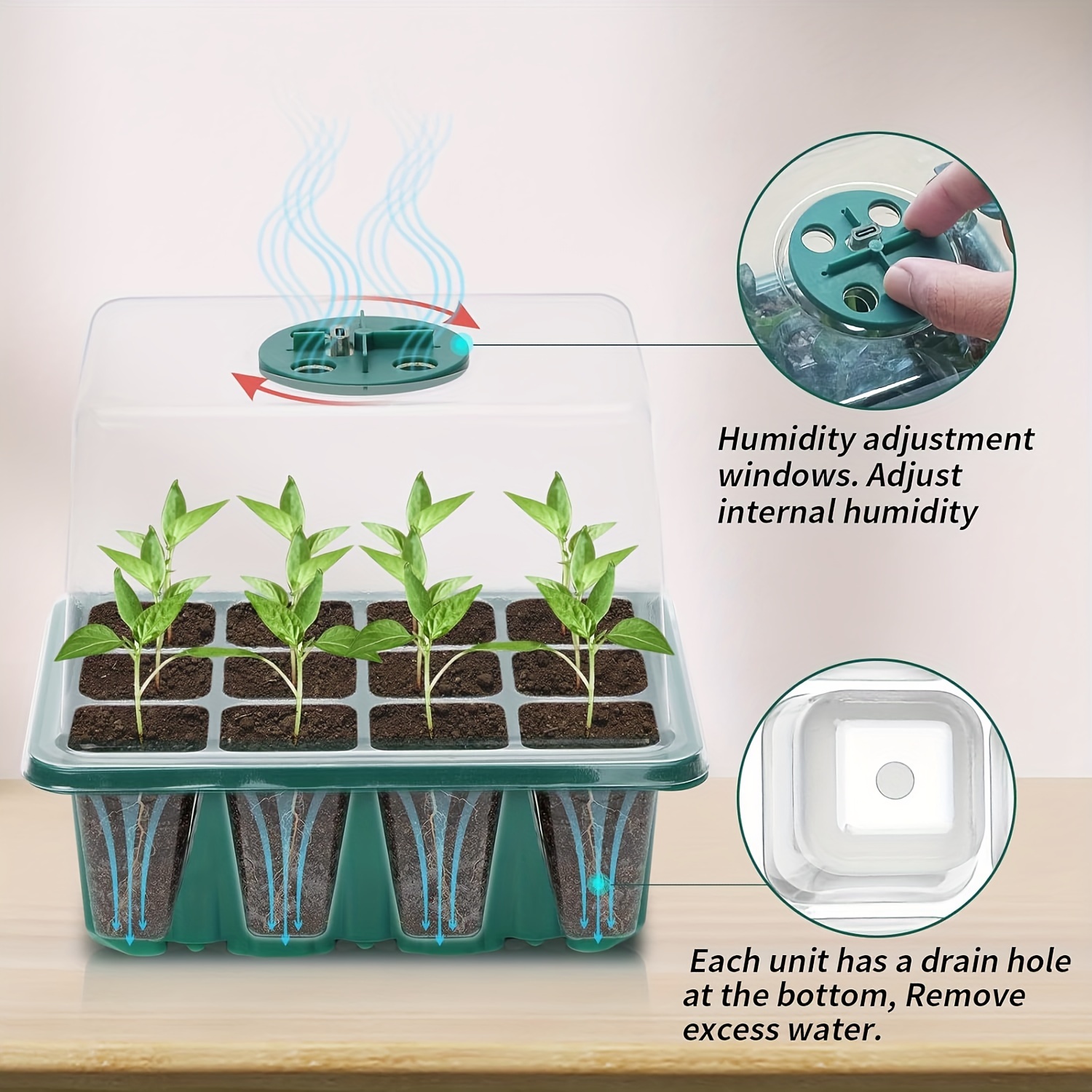 묘목 재배 키트 - 1/2/3 세트, 8개의 LED 재 - Grow Light Led 리뷰 및 가격