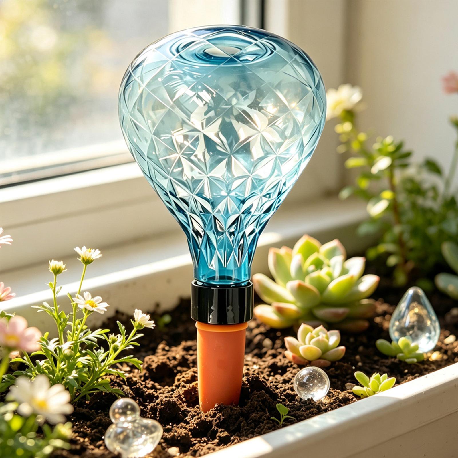 식물 자동 급수 글로브 4개 세트 자동 급수 장치 온실 - Self Watering Planter 리뷰 및 가격