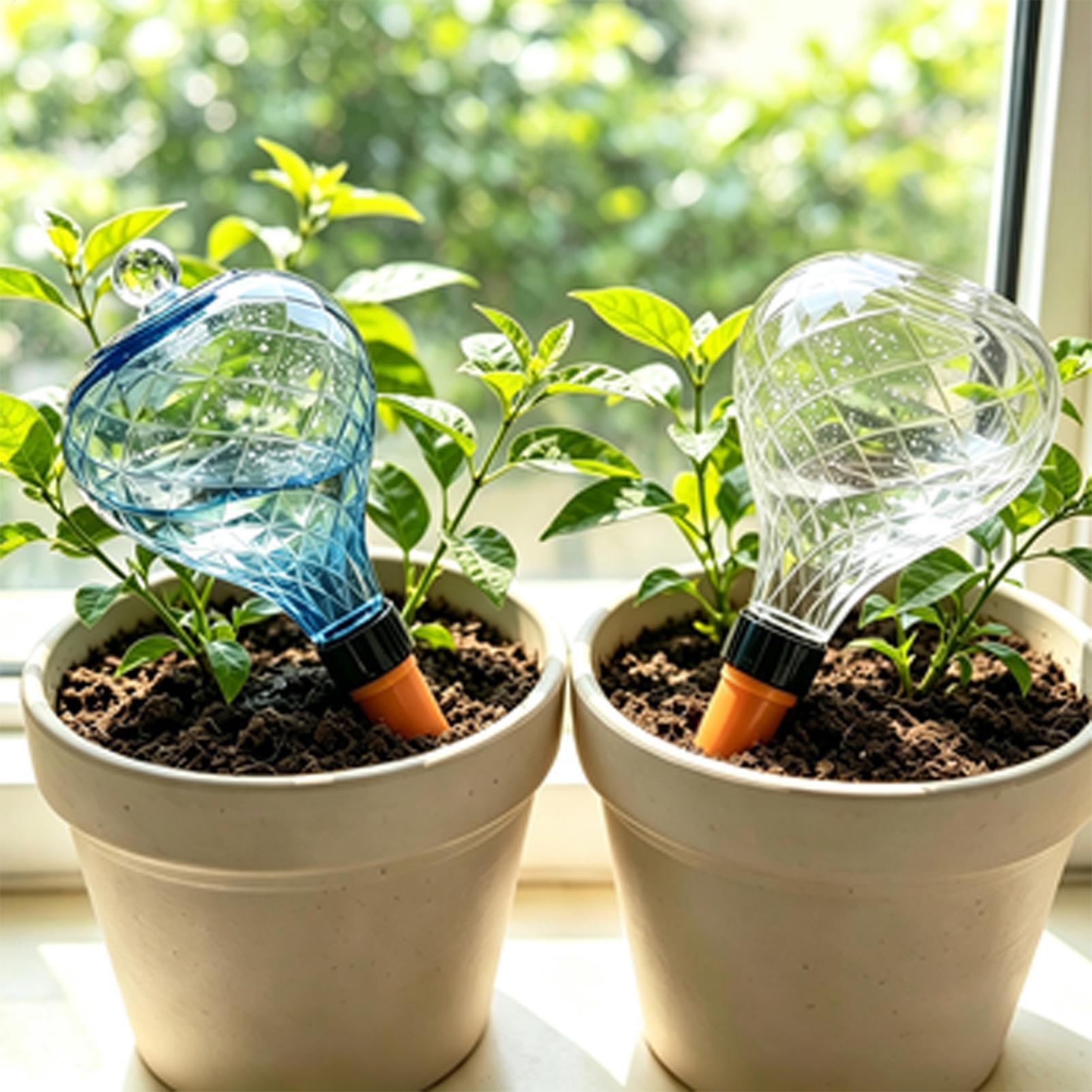 식물 자동 급수 글로브 4개 세트 자동 급수 장치 온실 - Self Watering Planter 리뷰 및 가격