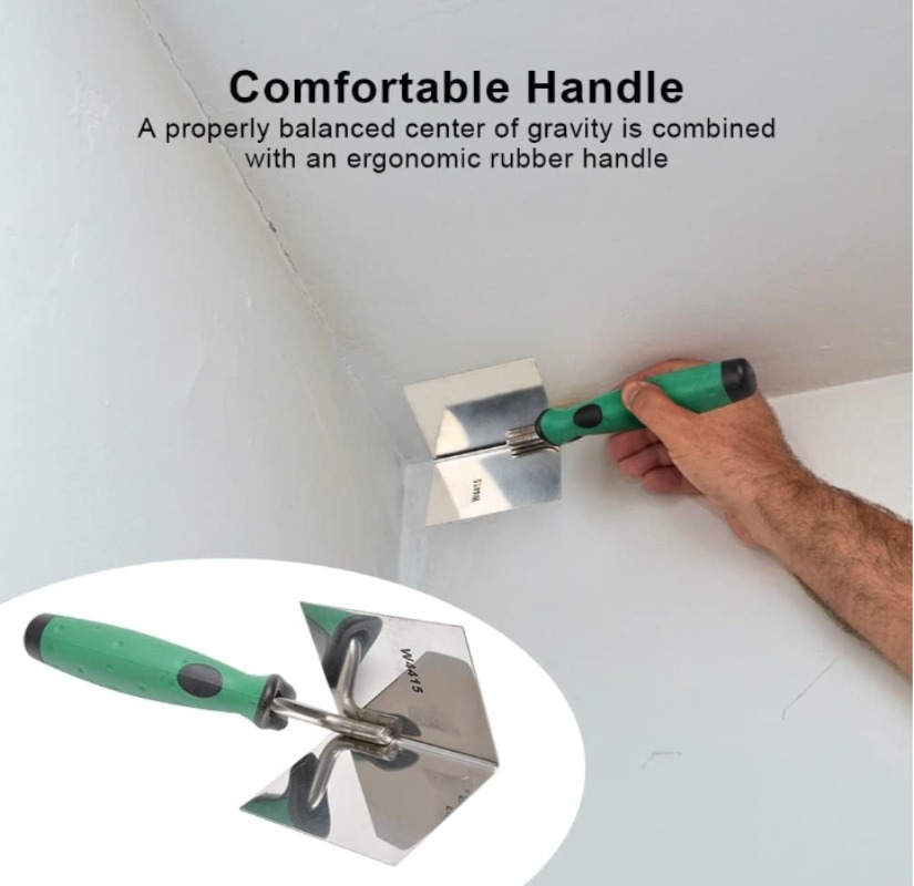 코너 도구, 내부 및 외부 각도가 있는 스테인리스 스틸 - Trowel Garden Tools 리뷰 및 가격