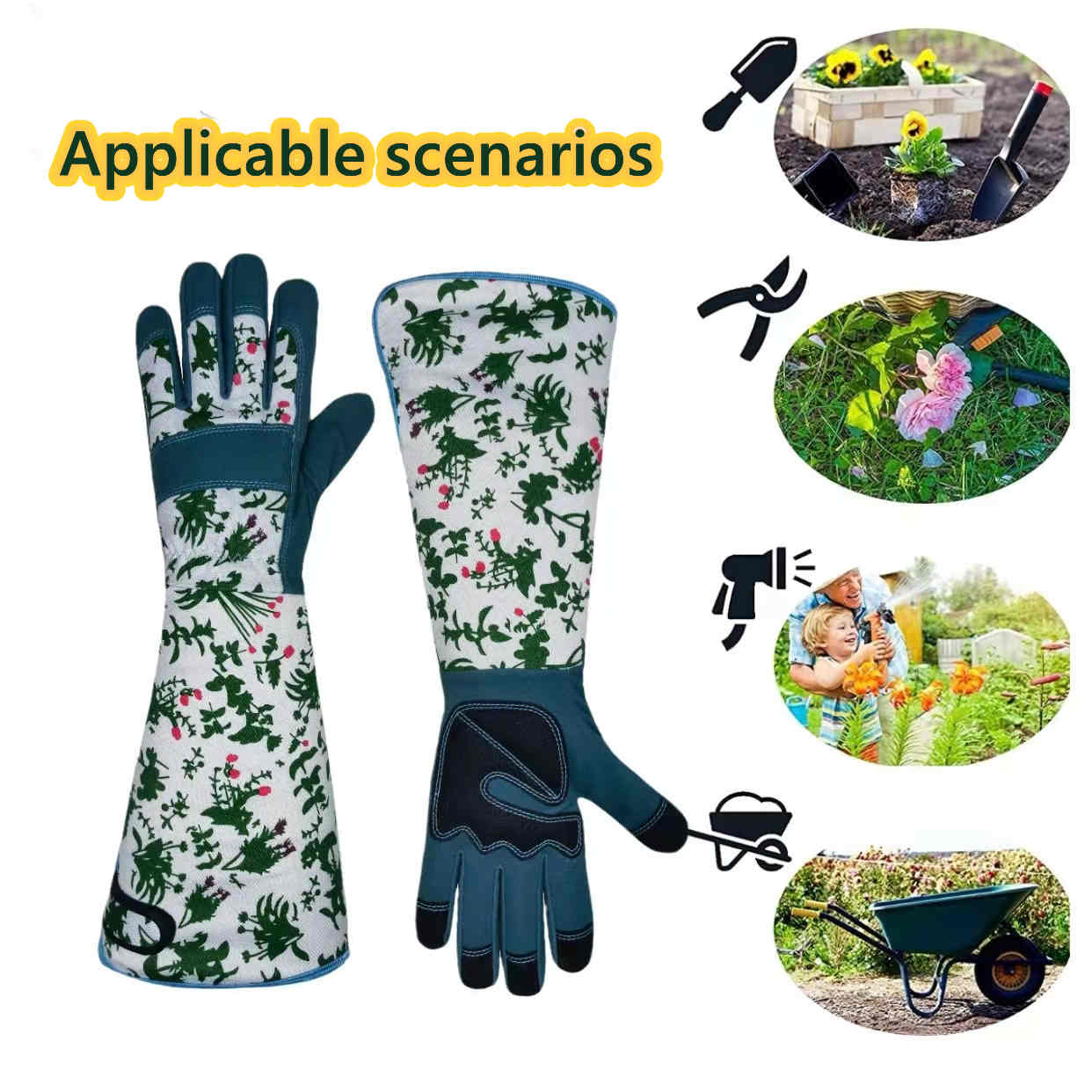 여성용 긴팔 정원용 장갑 폴리에스터 경량 보호용 손세탁 - Garden Gloves 리뷰 및 가격