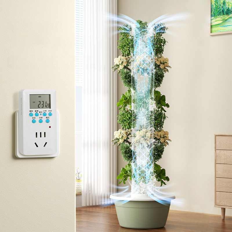 LED 식물 재배등을 갖춘 수직 수경 재배 타워, 지능 - Plant Pot 리뷰 및 가격