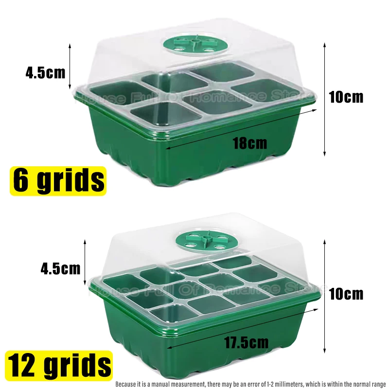 조절 가능한 습도 돔과 베이스가 있는 실내 온실 미니  - Seed Starter Tray 리뷰 및 가격