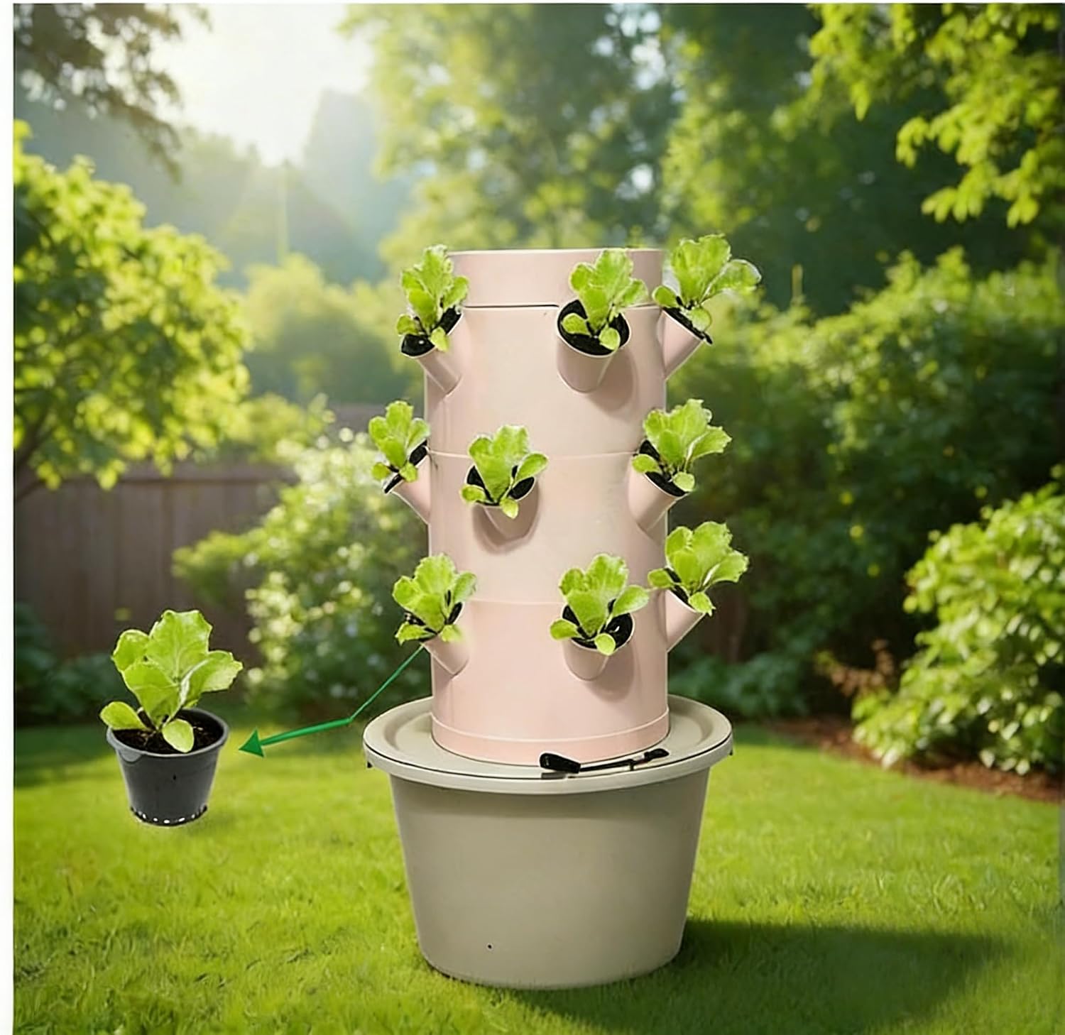 수직 수경 재배 시스템 3단 15구 실내 정원 키트 ( - Indoor Herb Garden 리뷰 및 가격